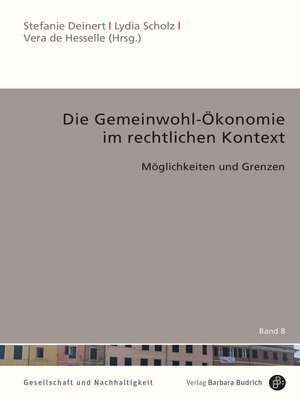 cover image of Die Gemeinwohl-Ökonomie im rechtlichen Kontext